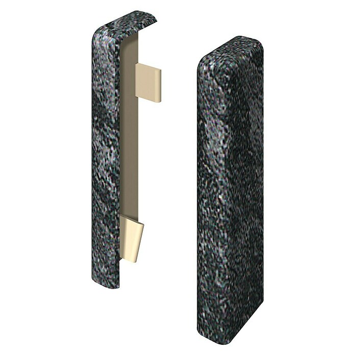 Egger Endkappe Cubical (Stein schwarz, 2 Stk., Passend für: Egger Cubical Sockelleisten 14 x 58 mm) | BAUHAUS