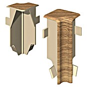 Egger Innenecke Cubical (Eiche rotbraun, 2 Stk., Passend für: Egger Cubical Sockelleisten 14 x 58 mm) | BAUHAUS