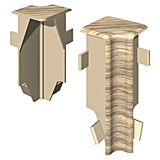 Egger Innenecke Cubical (Eiche greige, 2 Stk., Passend für: Egger Cubical Sockelleisten 14 x 58 mm)