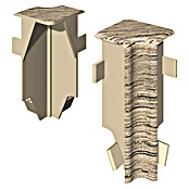 Egger Innenecke Cubical (Eiche graubraun, 2 Stk., Passend für: Egger Cubical Sockelleisten 14 x 58 mm) | BAUHAUS