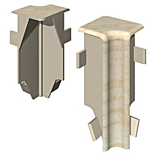 Egger Innenecke Cubical (Eiche creme, 2 Stk., Passend für: Egger Cubical Sockelleisten 14 x 58 mm)