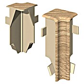 Egger Innenecke Cubical (Eiche taupe, 2 Stk., Passend für: Egger Cubical Sockelleisten 14 x 58 mm) | BAUHAUS
