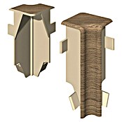 Egger Innenecke Cubical (Nußbaum hellbraun, 2 Stk., Passend für: Egger Cubical Sockelleisten 14 x 58 mm) | BAUHAUS