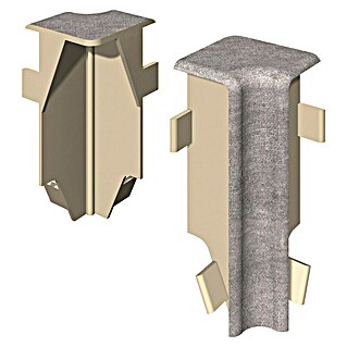 Egger Innenecke Cubical (Stein grau, 2 Stk., Passend für: Egger Cubical Sockelleisten 14 x 58 mm)