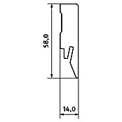 Egger Sockelleiste Cubical L730 Pinot Eiche sand (240 cm x 14 mm x 58 mm, MDF) | BAUHAUS