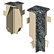 Egger Innenecke Cubical (Stein schwarz, 2 Stk., Passend für: Egger Cubical Sockelleisten 14 x 58 mm) | BAUHAUS