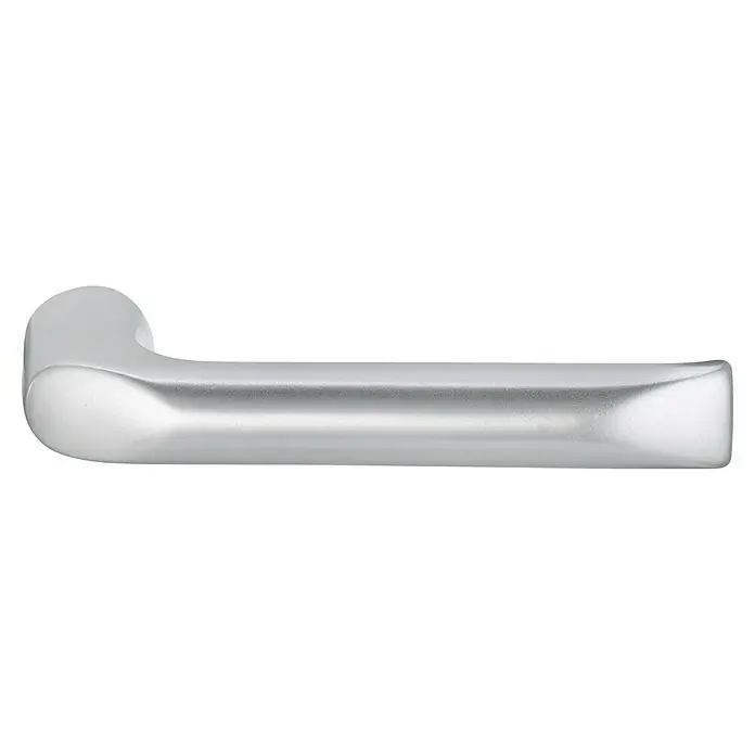 Portaferm Drückerlochteil - Vierkantstift: 8 mm, Silber - Nahaufnahme eines eleganten, silbernen Türgriffs, der modernes Design und Funktionalität vereint. Ideal für stilvolle Innenräume.