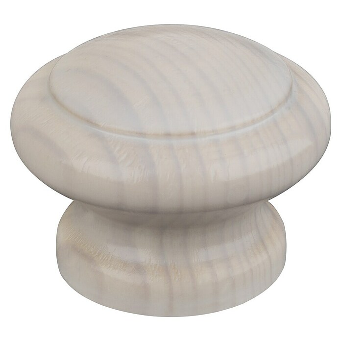 Walteco Meubelknop Lea (Diameter: 39 mm, Hout, Wit) | BAUHAUS