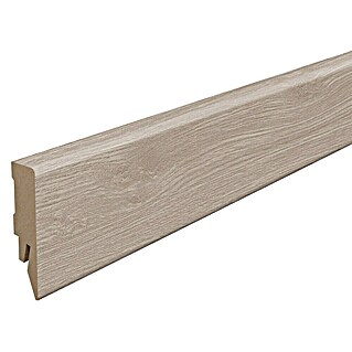 Egger Sockelleiste Cubical L207 Belfort Eiche silber (240 cm x 14 mm x 58 mm, MDF)