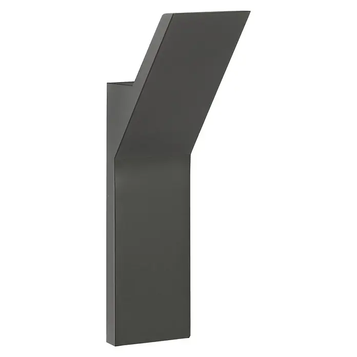 Walteco Möbelknopf Debie - L x B x H: 60 x 16 x 22 mm, Sonstige, Anthrazit - Dunkelgraue Wandleuchte mit minimalistischem, kantigem Design.