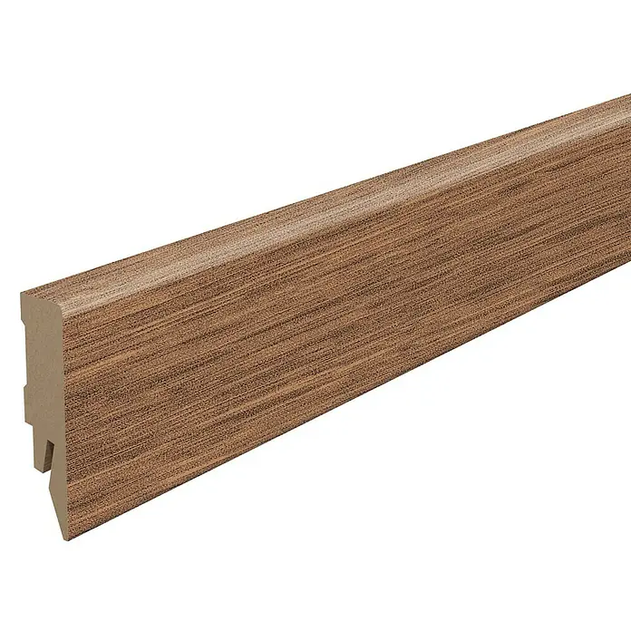 Egger Sockelleiste Cubical L488 Inuvik Eiche - 240 cm x 14 mm x 58 mm, MDF - Holzdekor-Sockelleiste für einen sauberen Übergang zwischen Wand und Boden. Robust und stilvoll.