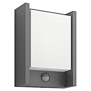 Philips LED-Sensor-Außenwandleuchte (3,8 W, 16,5 x 7,5 x 22 cm, Anthrazit, IP44)