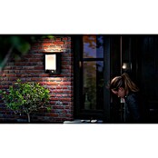 Philips LED-Sensor-Außenwandleuchte (3,8 W, 16,5 x 7,5 x 22 cm, Anthrazit, IP44) | BAUHAUS