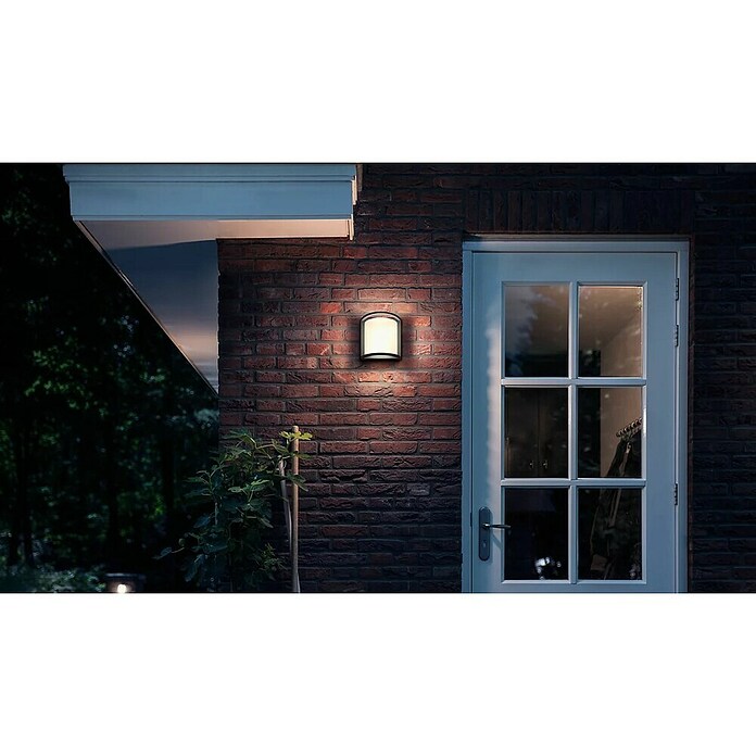 Philips Vanjska zidna LED svjetiljka Samondra  (3,8 W, IP44, Boja svjetla: Topla bijela) | BAUHAUS