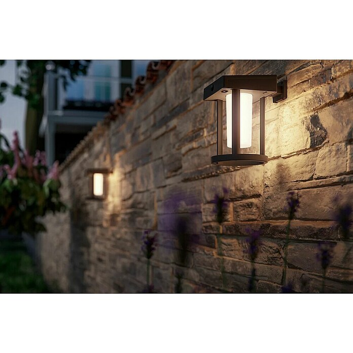 Philips Solarna vanjska zidna LED svjetiljka Camill, okrugla  (1,4 W, Boja sjenila: Bijela, IP44) | BAUHAUS