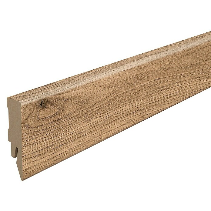 Egger Sockelleiste Cubical L606 Melba Eiche braun (240 cm x 14 mm x 58 mm, MDF) | BAUHAUS