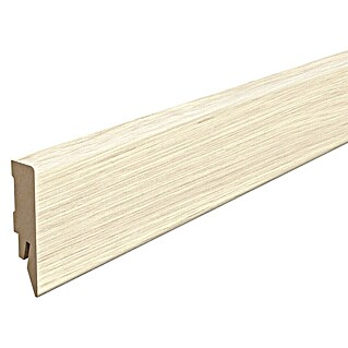Egger Sockelleiste Cubical L628 Halifax Eiche creme (240 cm x 14 mm x 58 mm, MDF)