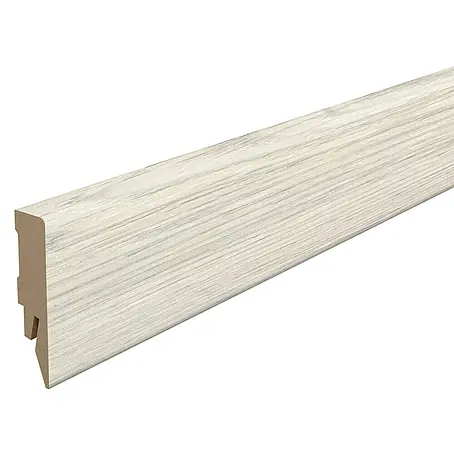 Egger  Sockelleiste Cubical L582 Brook Eiche weiss