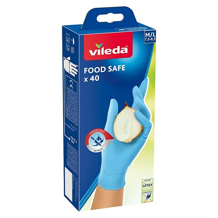 Vileda Rokavice za enkratno uporabo  (40 kos, Mednarodna velikost: M) | 7160 - Haushaltshandschuhe | HHCF - Handschuhe | HHC - Reinigung | HH - Reinigung | H - Innendeko/Farben | BAUHAUS