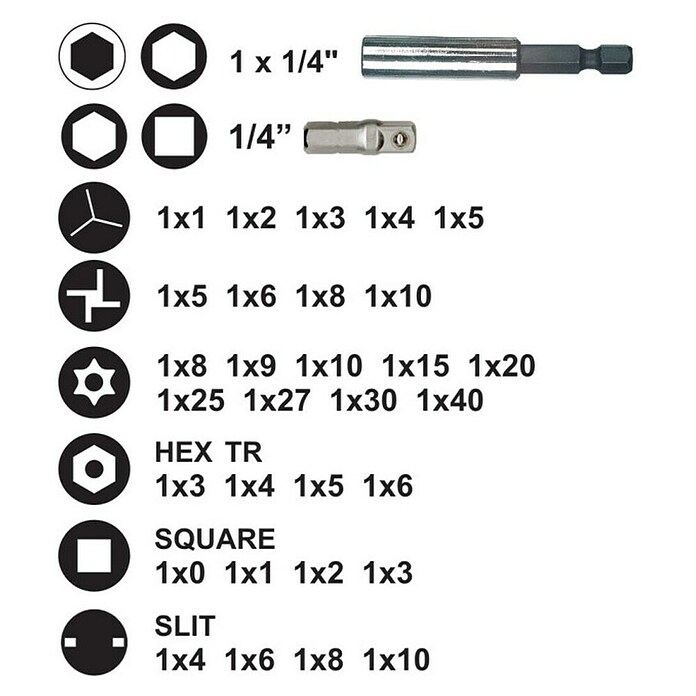 Connex Set de puntas (32 pzs.) | BAUHAUS