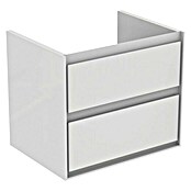 Ideal Standard Connect Air Waschtischunterschrank (44 x 60 x 51,7 cm, 2 Schubkästen, Weiß, Glänzend)