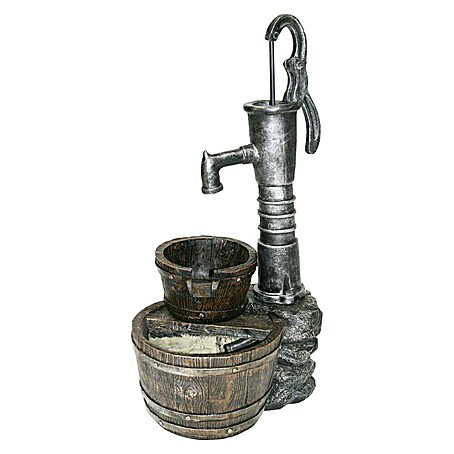 Ubbink AcquaArte Gartenbrunnen Las Vegas (42 x 36,5 x 80,5 cm, Kunststoff)