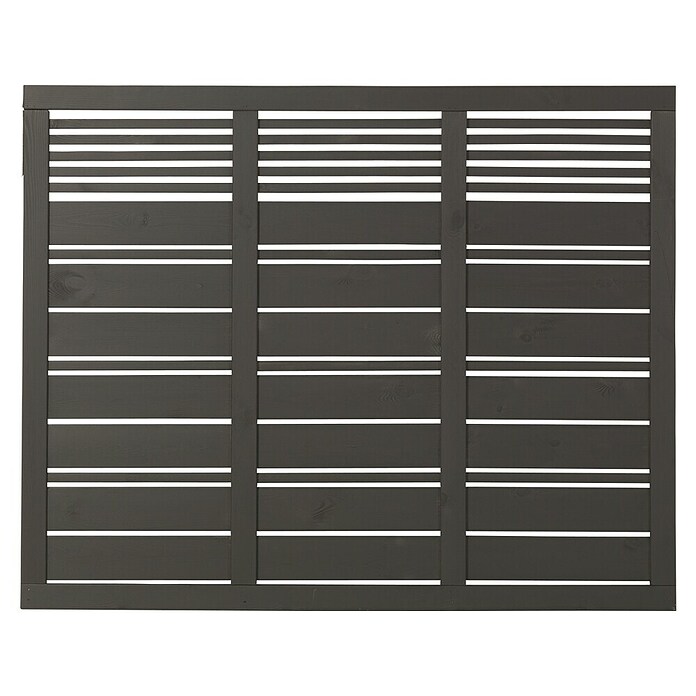 Plus Sichtschutzelement Silence (176 x 140 cm, Holz, Umbragrau (RAL 7022)) | BAUHAUS