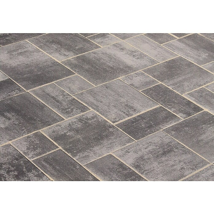 Terrassenplatte Piazza (118 x 84 x 5 cm, Anthrazit, Stein)