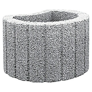 Seesteiner Pflanzstein (Grau, Ø x H: 40 x 25 cm, Beton)