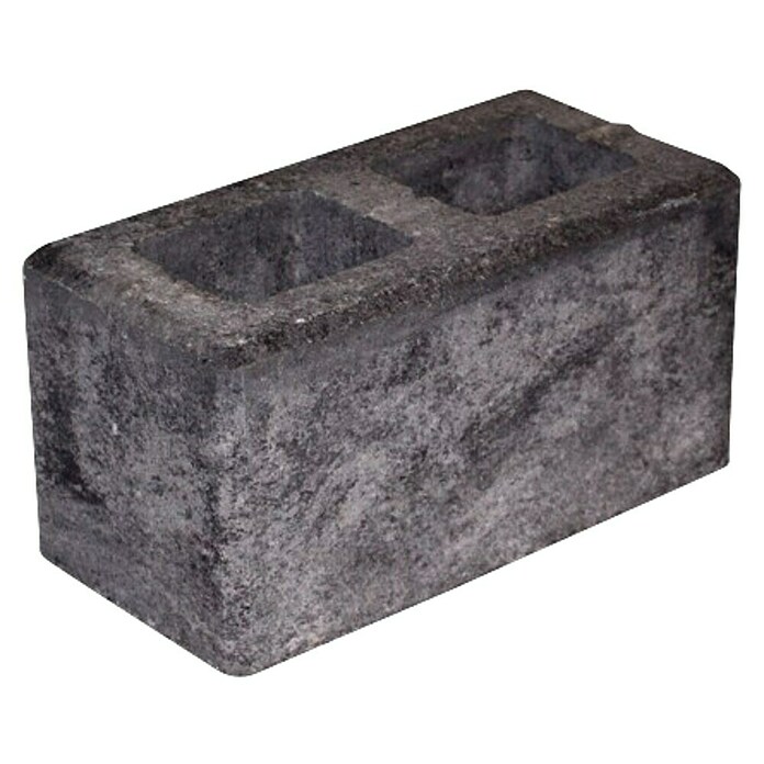 Seesteiner Mauerstein Piazza (Anthrazit, L x B x H: 40 x 20 x 20 cm, Beton)