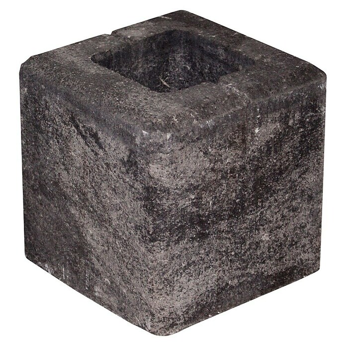 Seesteiner Mauerstein Piazza (Anthrazit, L x B x H: 20 x 20 x 20 cm, Beton)
