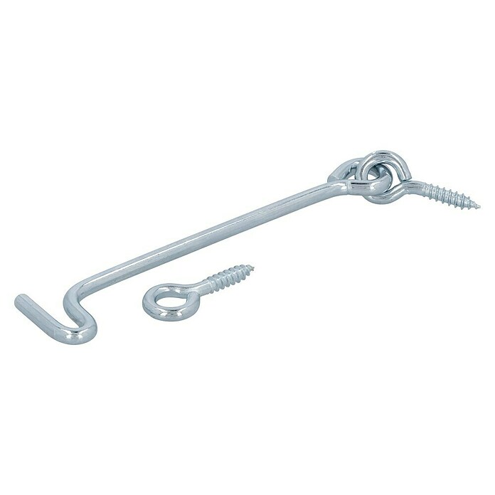 Suki Sturmhaken mit Öse (Länge: 120 mm, Stahl, Verzinkt, 2 Stk.) | BAUHAUS
