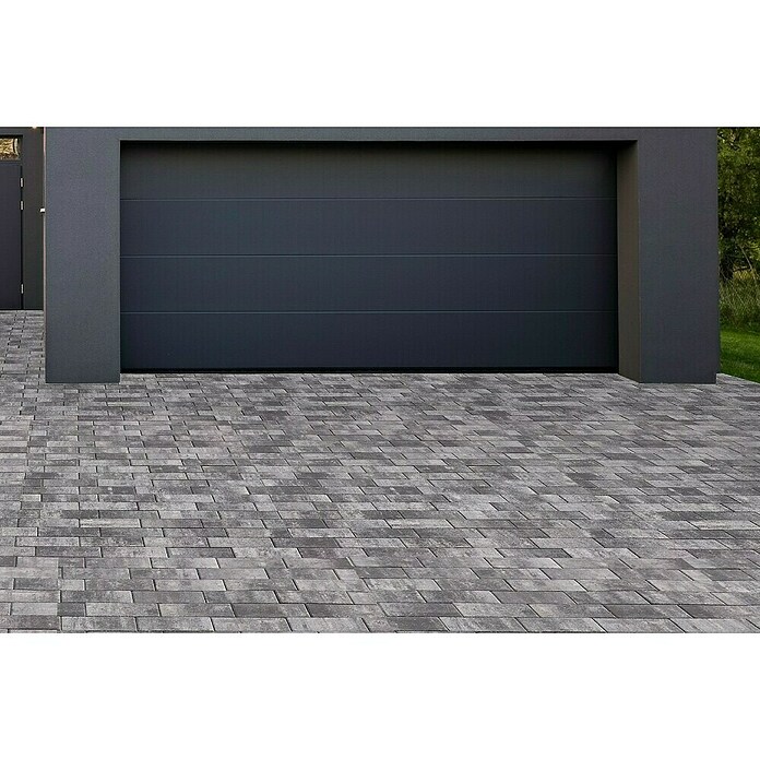 Pflasterstein Piazza (L x B x S: 22,5 x 15 x 5 cm, Anthrazit, Beton)
