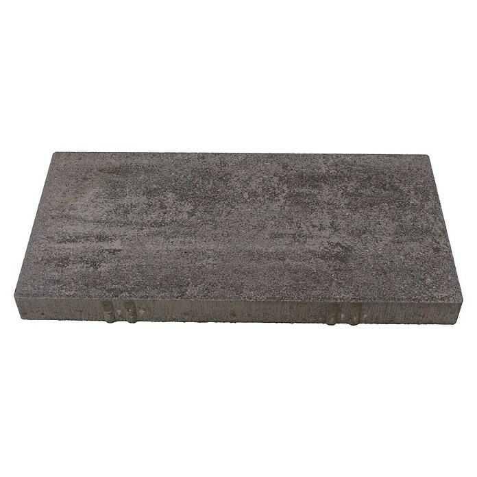 Seesteiner Terrassenplatte Piazza (50 x 25 x 4 cm, Anthrazit, Beton) | BAUHAUS