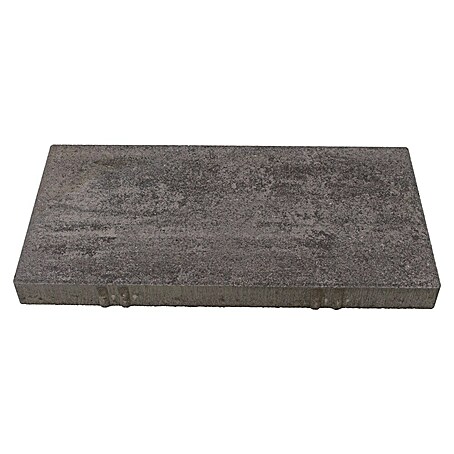 Seesteiner Terrassenplatte Piazza (50 x 25 x 4 cm, Anthrazit, Beton)