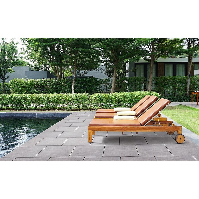 Seesteiner Terrassenplatte Torino (60 x 40 x 3,8 cm, Grau, Beton) | BAUHAUS