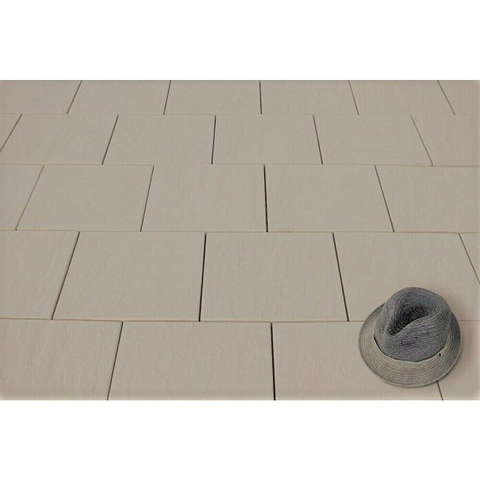 Seesteiner Terrassenplatte Torino (40 x 40 x 3,8 cm, Crema, Beton) | BAUHAUS