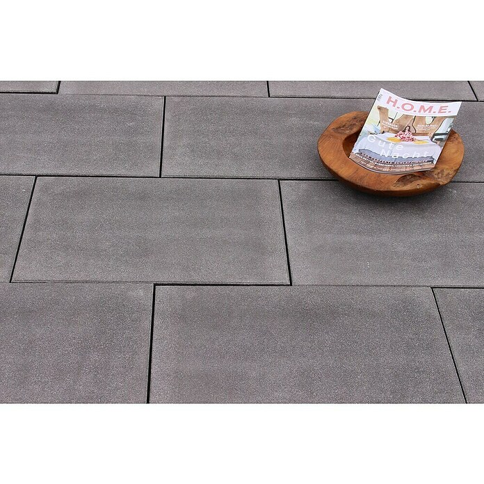 Seesteiner Terrassenplatte Torino (60 x 40 x 3,8 cm, Anthrazit, Beton) | BAUHAUS