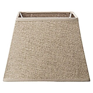 Home Sweet Home Lampenschirm Melrose (L x B x H: 20 x 20 x 14 cm, Taupe, Stoff, Eckig)