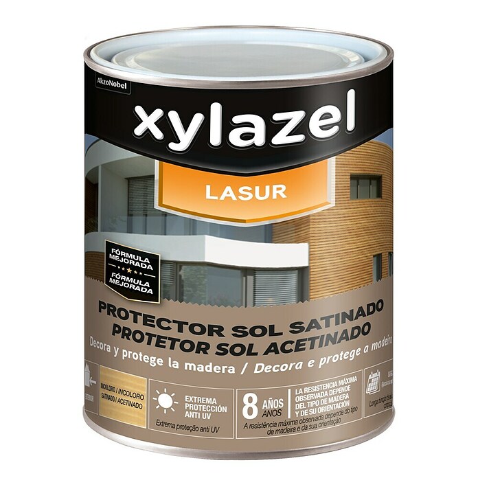 Xylazel Protección para madera Lasur Sol (Incoloro, 750 ml, Satinado) | BAUHAUS