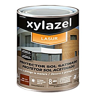 Xylazel Protección para madera Lasur Sol (Caoba, 2,5 l, Satinado)
