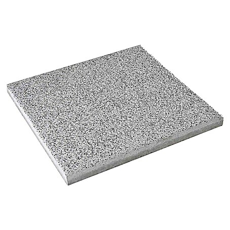 Seesteiner Terrassenplatte Granito (40 x 40 x 3,8 cm, Granit Hell, Beton)