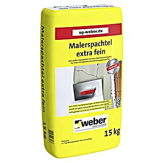 SG Weber Malerspachtel Extra Fein (15 kg, Weiß)