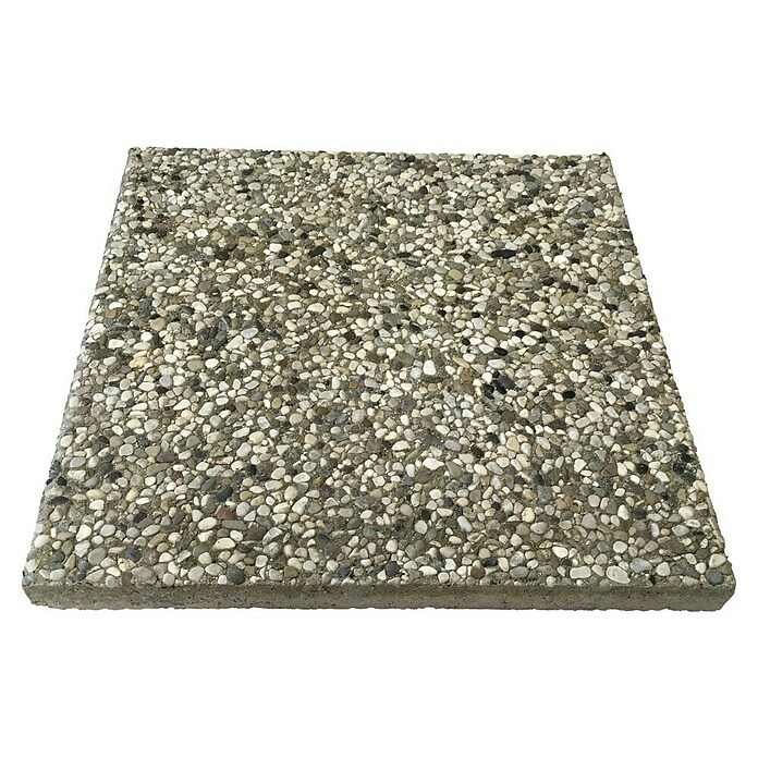 Stone Garden Waschbetonplatte Picola (Natur/Beige, L x B x S: 40 x 40 x 3,7 cm)