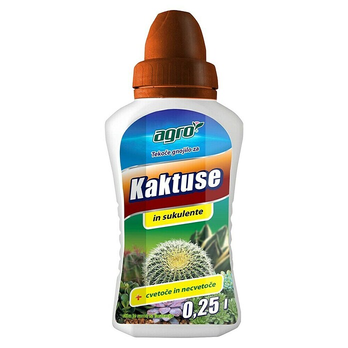 Agro Tekoče gnojilo za kaktuse  (1 kos, 0,25 kg, NPK (4-7-6)) | 7515 - Flüssigdünger | IAHC - Dünger | IAH - Dünger / Pflanzenschutz | IA - Gartenhartware | I - Stadtgarten | BAUHAUS