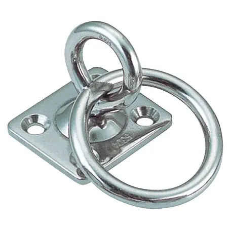 Marinetech  Mastplatte mit Wirbel und Ring
