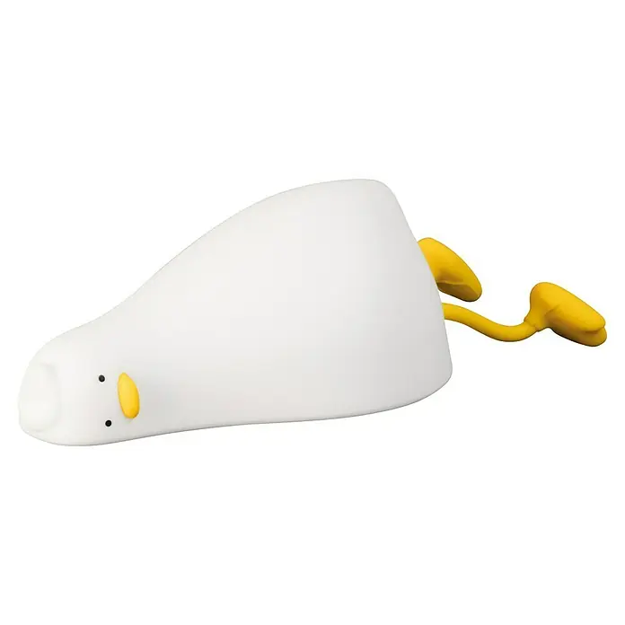 FHL easy LED-Nachtlicht Lesley - 0,9 W, L x B x H: 21 x 10,3 x 6,2 cm, Warmweiß, Ente Lesley - Weiße schlafende Ente mit gelbem Schnabel und Füßen.