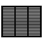 Plus Sichtschutzelement Harmoni (180 x 140 cm, Schwarz (RAL 9005)) | BAUHAUS