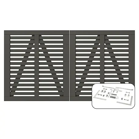 Plus  Zauntor Harmoni inkl. Beschläge