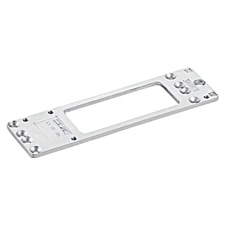 GEZE Montageplatte TS 2000 (L x B x H: 226 x 60 x 47 mm, Passend für: für Feuerschutztür und Rauchschutztür, Silber)